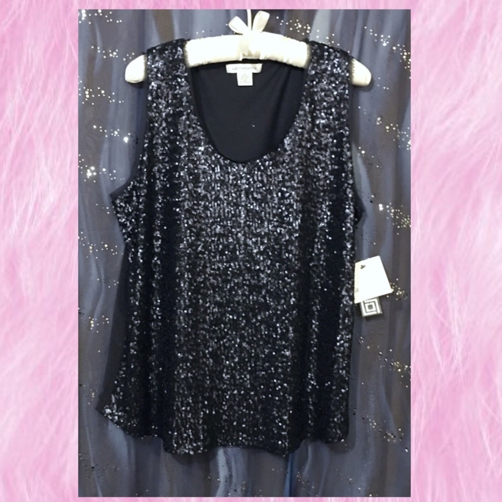 NWT Liz Claiborne sparkle tank